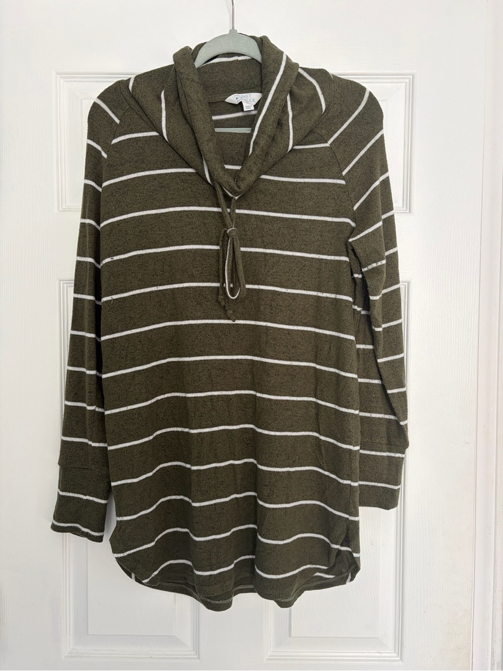 Market & Spruce Maternity Cowl Neck Sweater